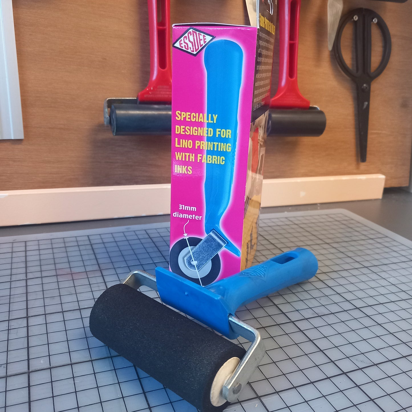 Roller and Ink Bundle - for printing lino on fabrics