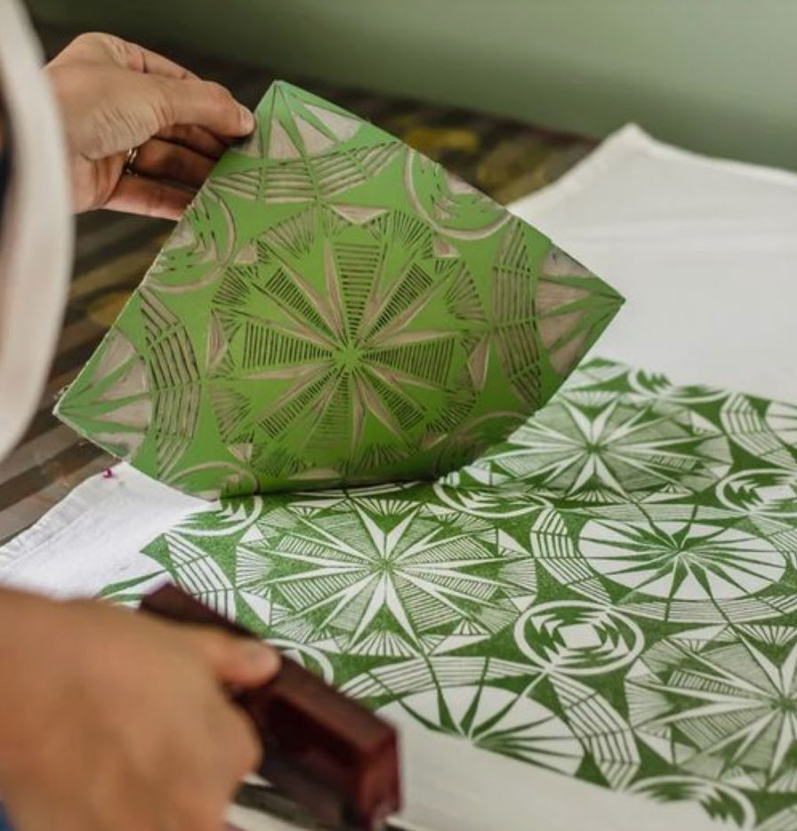 Creative Life Workshop: Repeat Patterns with Linocut Blockprinting