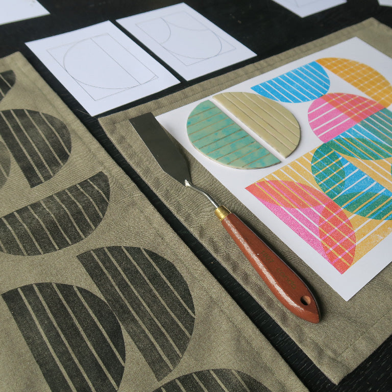 Creative Life Workshop: Repeat Patterns with Linocut Blockprinting