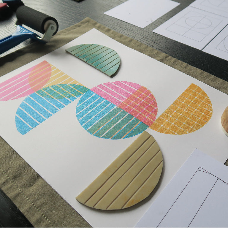 Creative Life Workshop: Repeat Patterns with Linocut Blockprinting