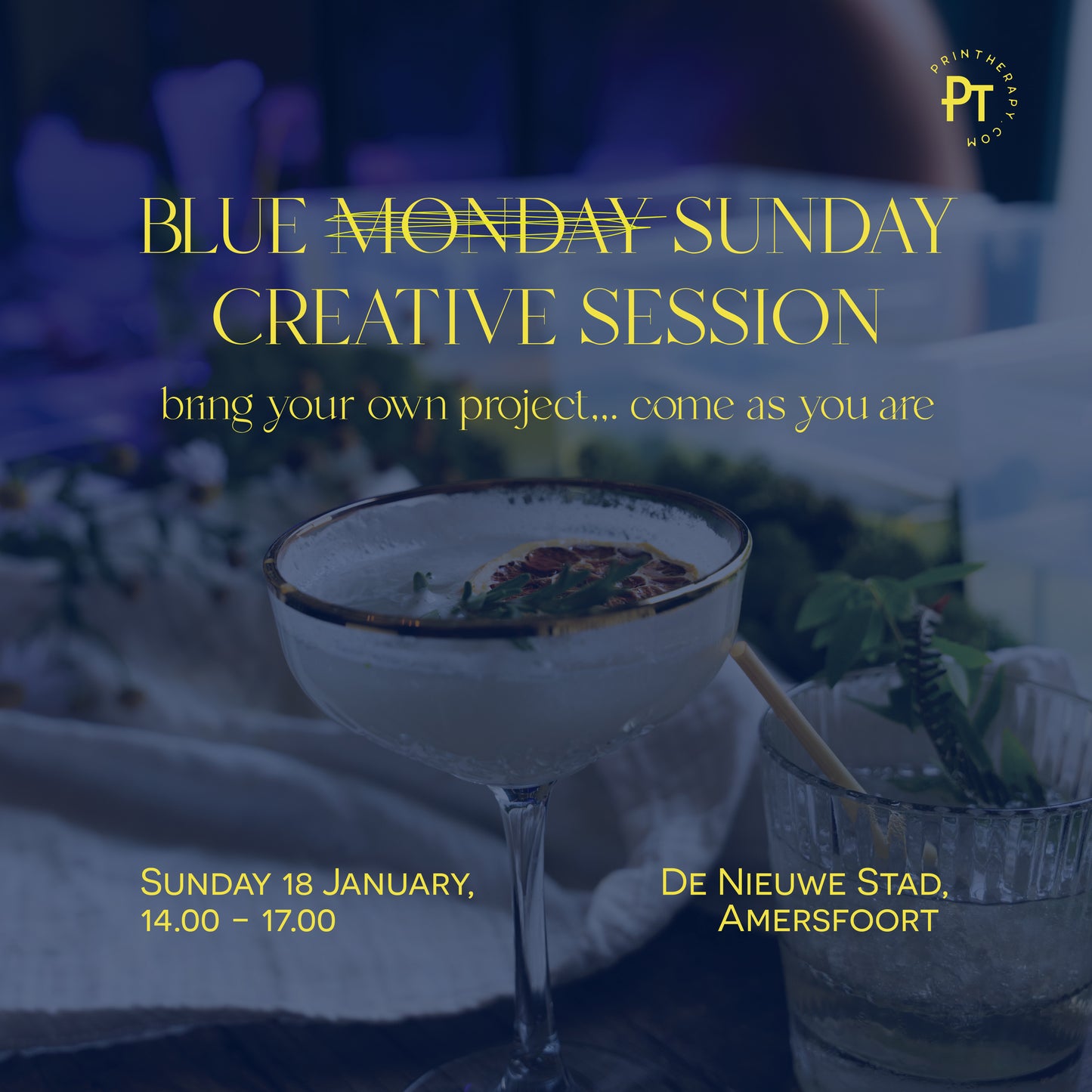 Blue (Monday) Sunday Creative Session