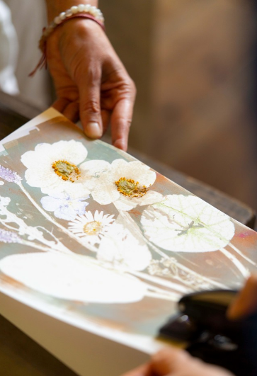 Botanical Printing Workshop in De Nieuwe Stad