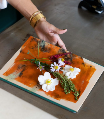 Botanical Printing Workshop in De Nieuwe Stad