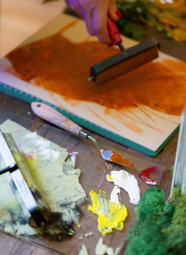 Botanical Printing Workshop in De Nieuwe Stad