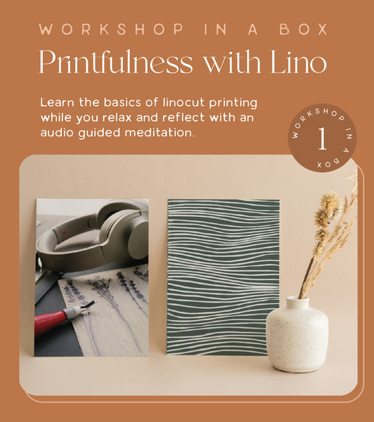 Box #1 Printfulness with Linocut