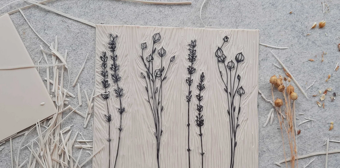 Botanical Linocut Printing Inspiration