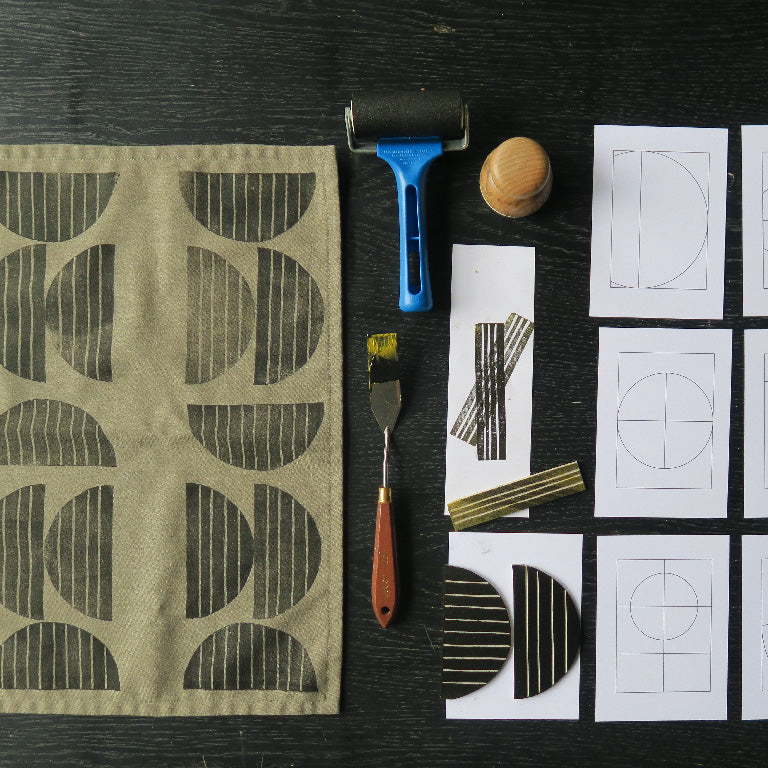 Creative Life Workshop: Repeat Patterns with Linocut Blockprinting
