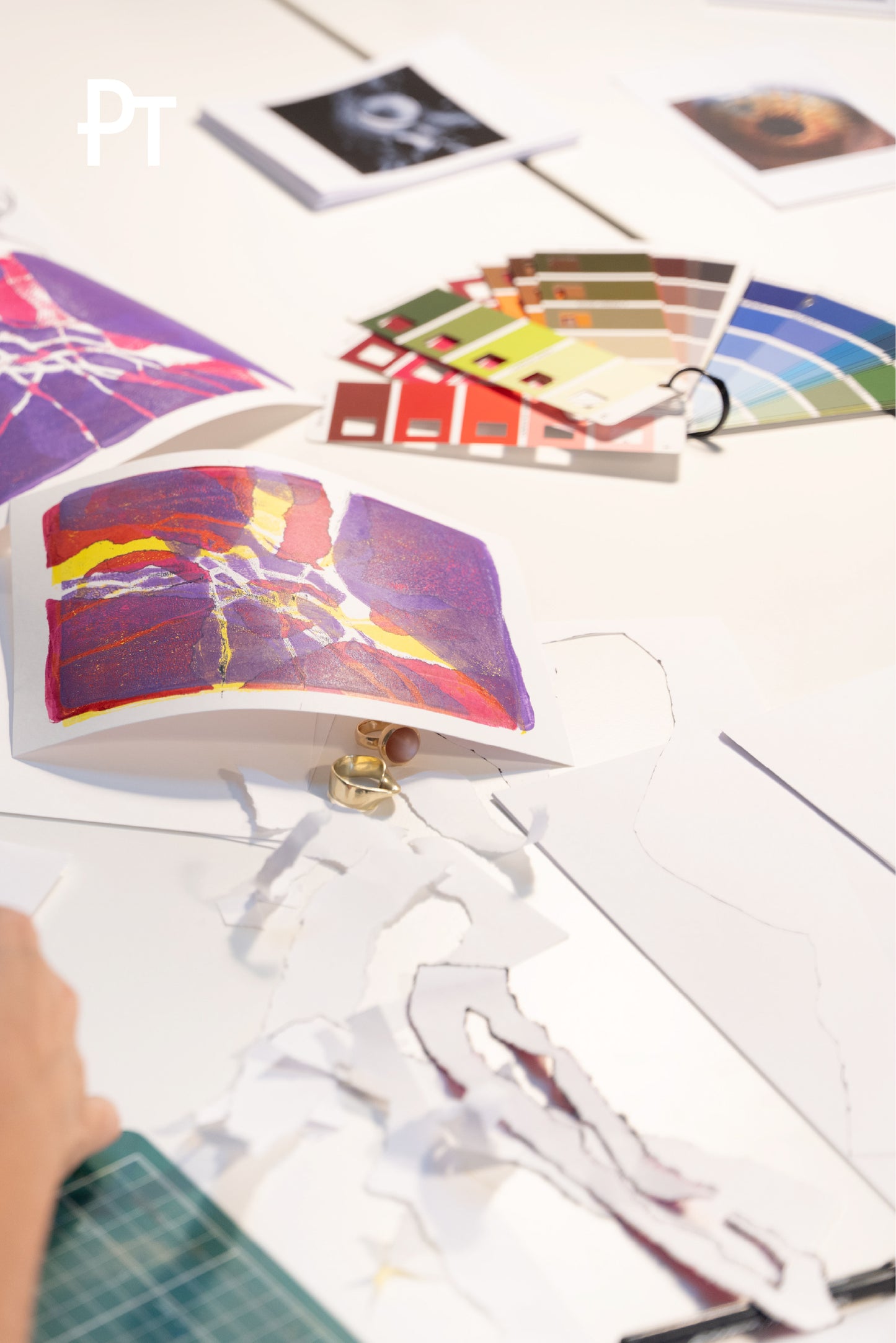 Gel Printing Workshop in De Nieuwe Stad