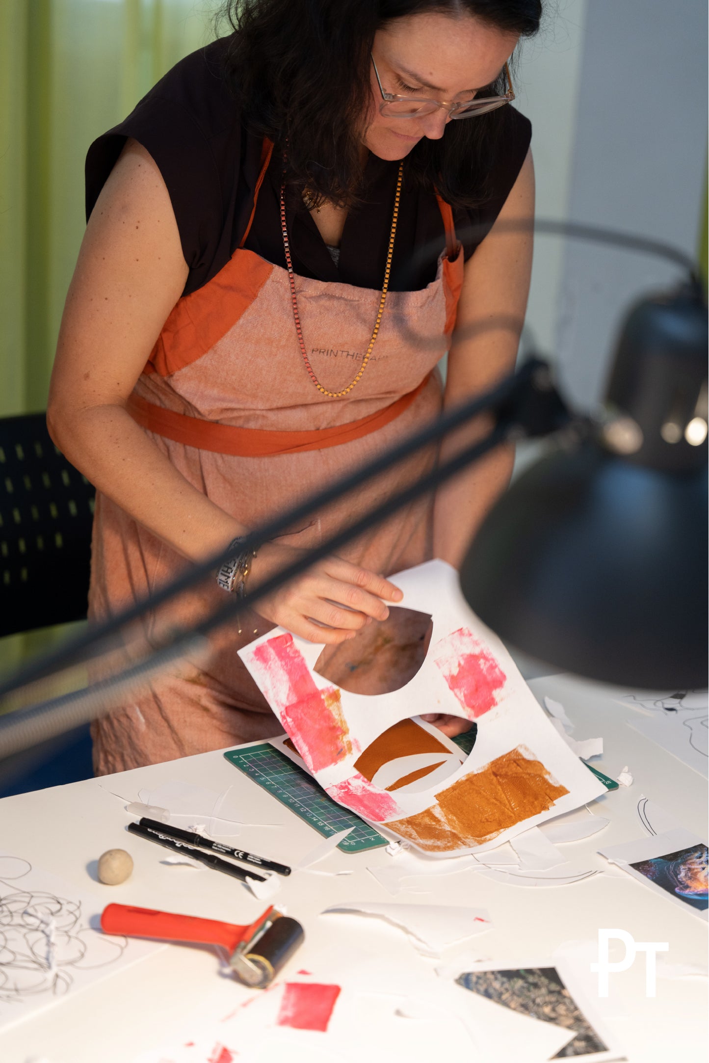 Gel Printing Workshop in De Nieuwe Stad