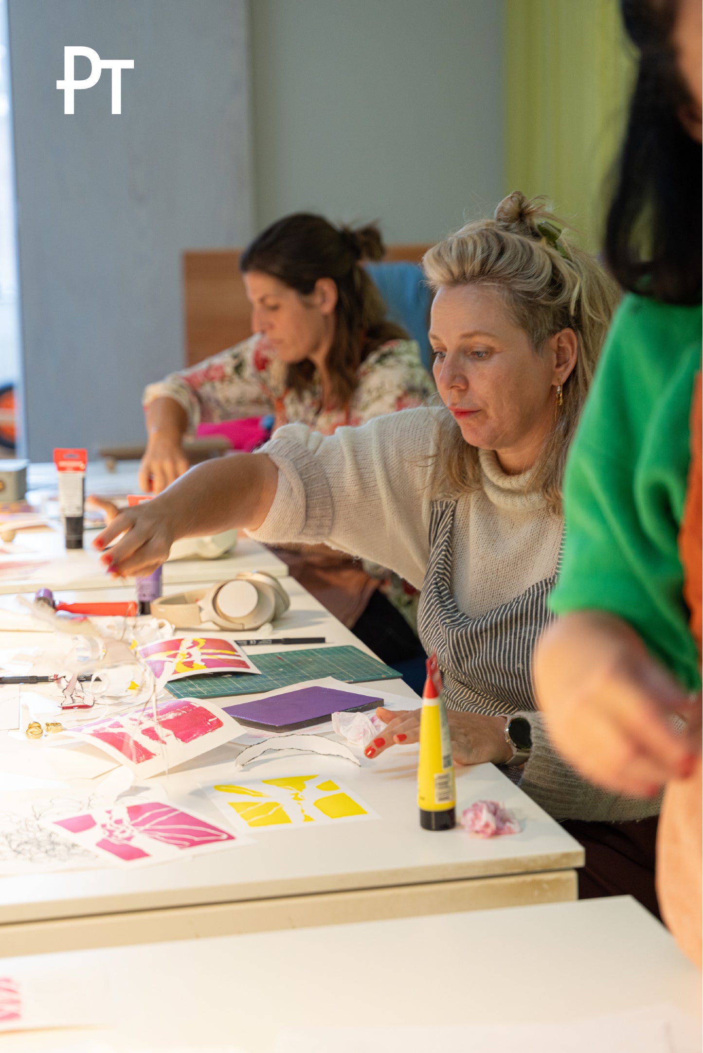 Gel Printing Workshop in De Nieuwe Stad