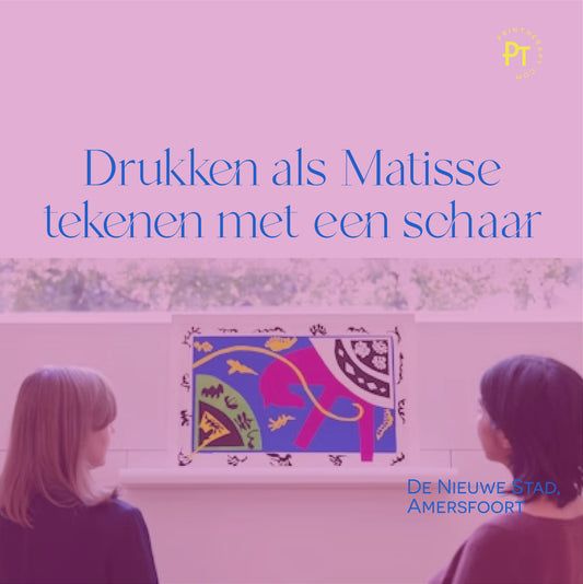 Drukken als Matisse - gel printing workshop