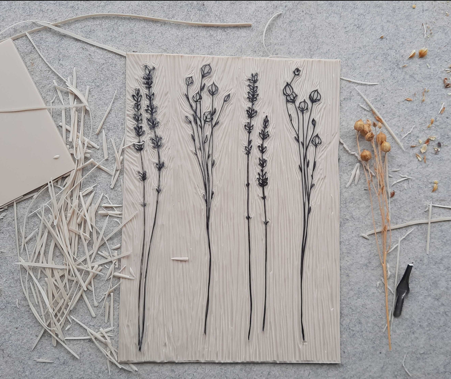 Linocut Workshop: Botanical Lino Printing